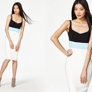 Jay Godfrey Lawler Colorblock Midi Sheath